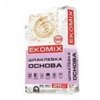 Шпаклевка минеральная Ekomix BS 301 25кг(Арт.150175)
