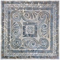 Керамическая плитка Kerama Marazzi Декор Уффици светло-серый(Арт.149921)